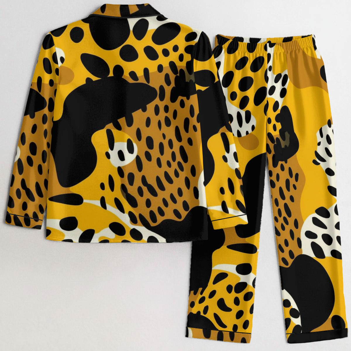 All-Over Print Women's Satin Pajama Set