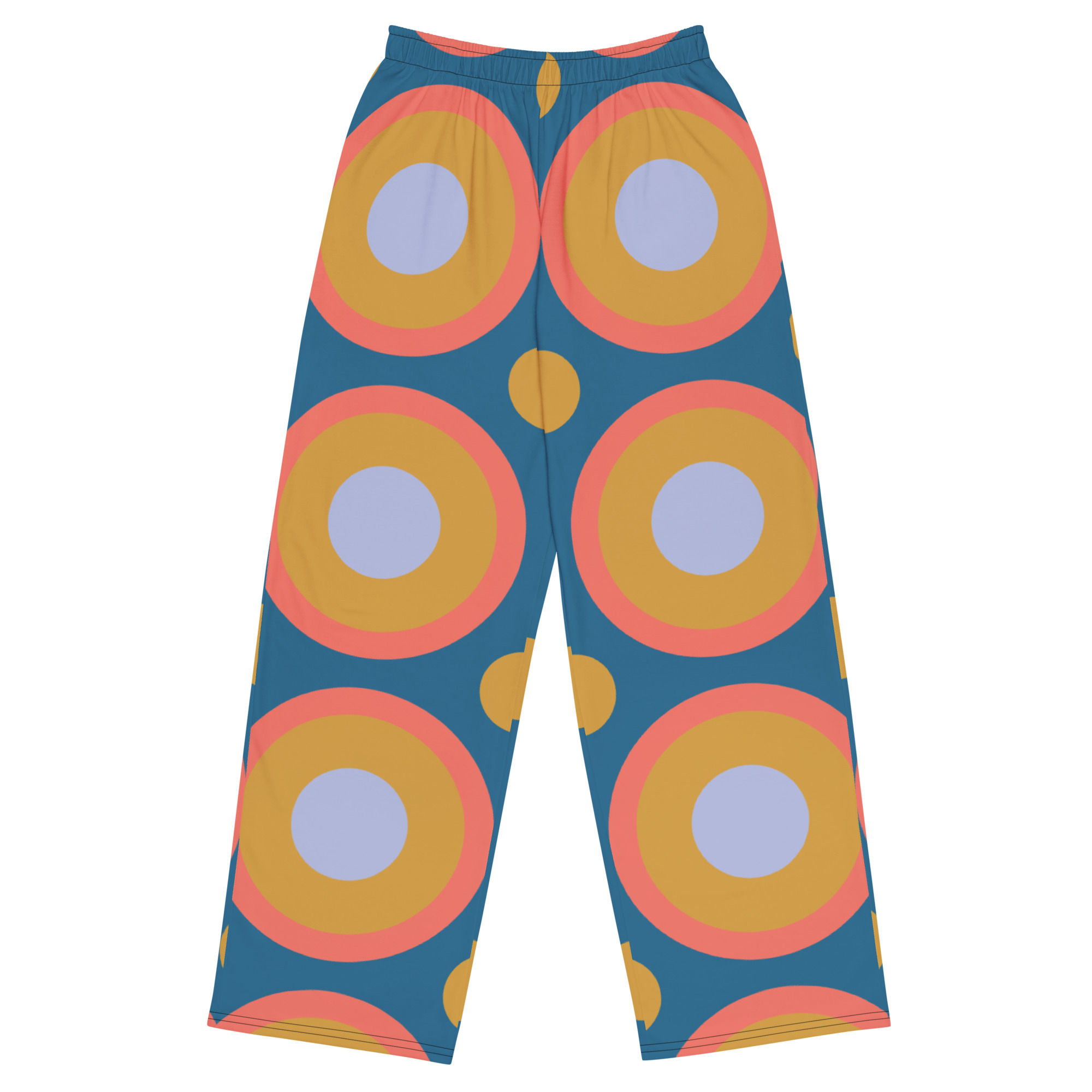 All-over print unisex wide-leg pants