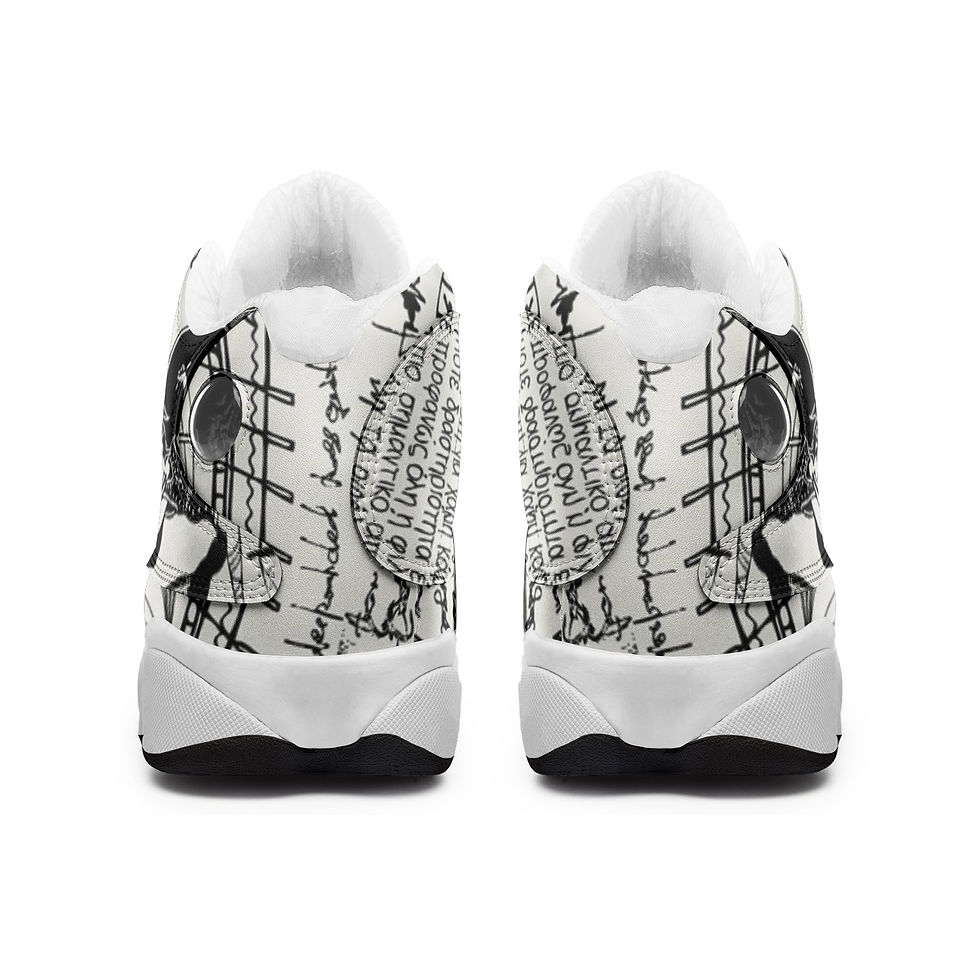 Thumbnail: Unisex High Top Leather Sneakers