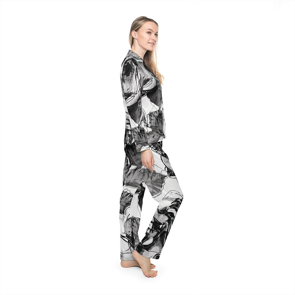 Thumbnail: Women's Satin Pajamas (AOP)