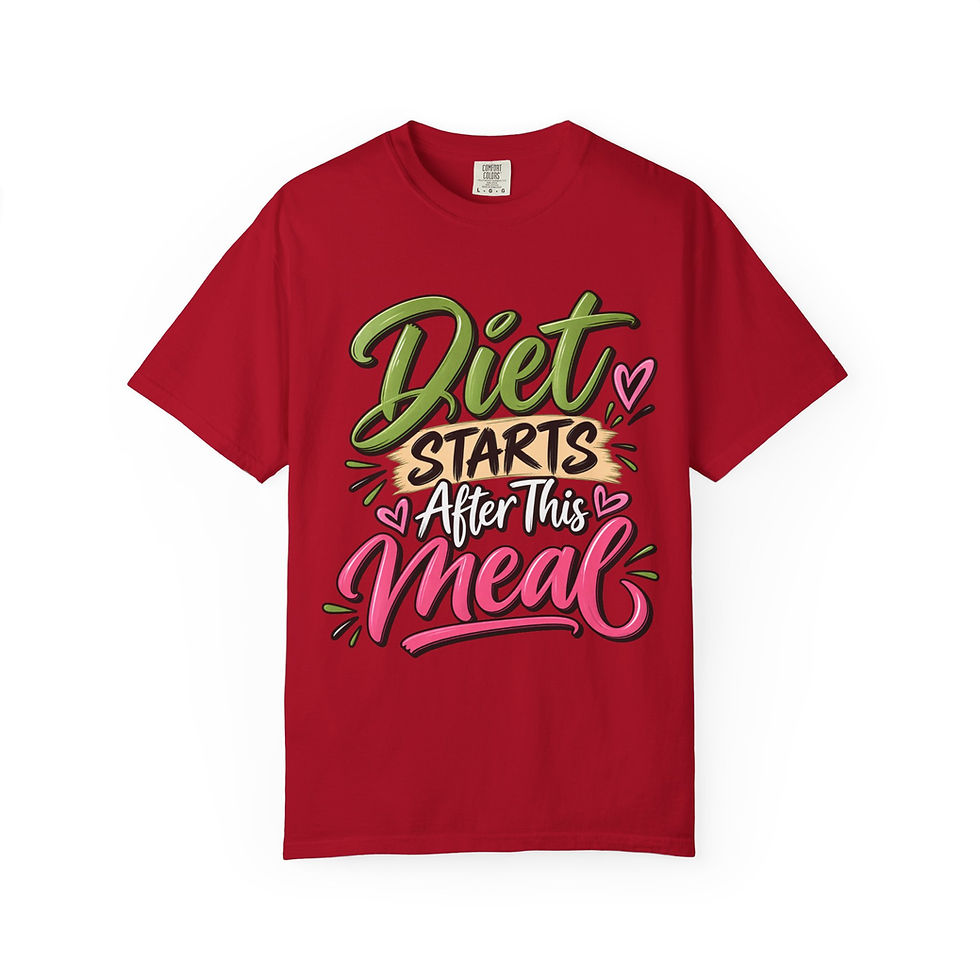 Thumbnail: Diet Starts After This Meal T-Shirt