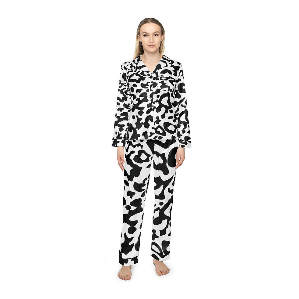 Thumbnail: Women's Satin Pajamas (AOP)