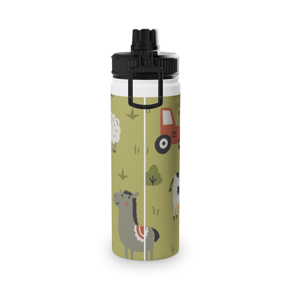 Thumbnail: Stainless Steel Water Bottle, Sports Lid