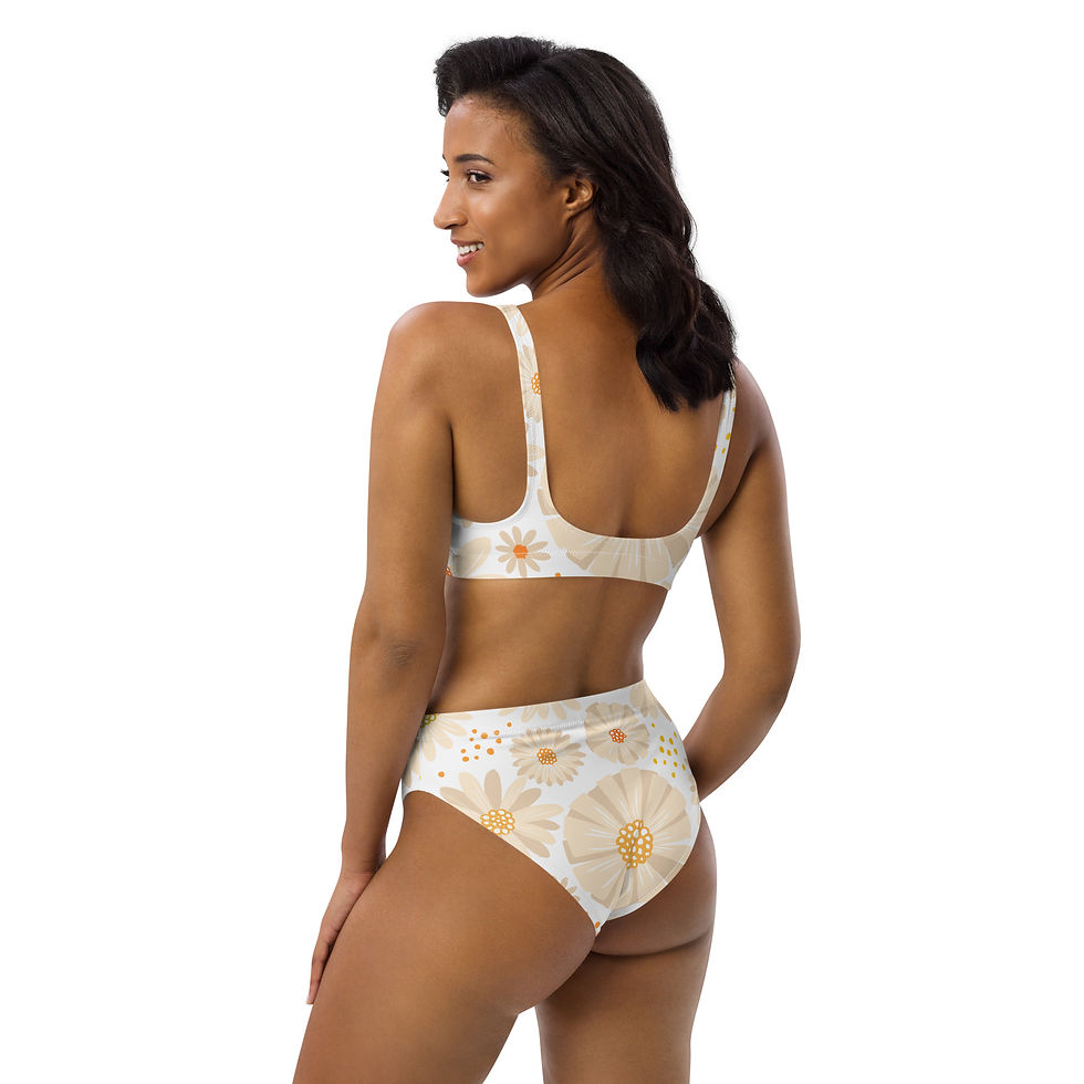 Thumbnail: Recycled high-waisted bikini