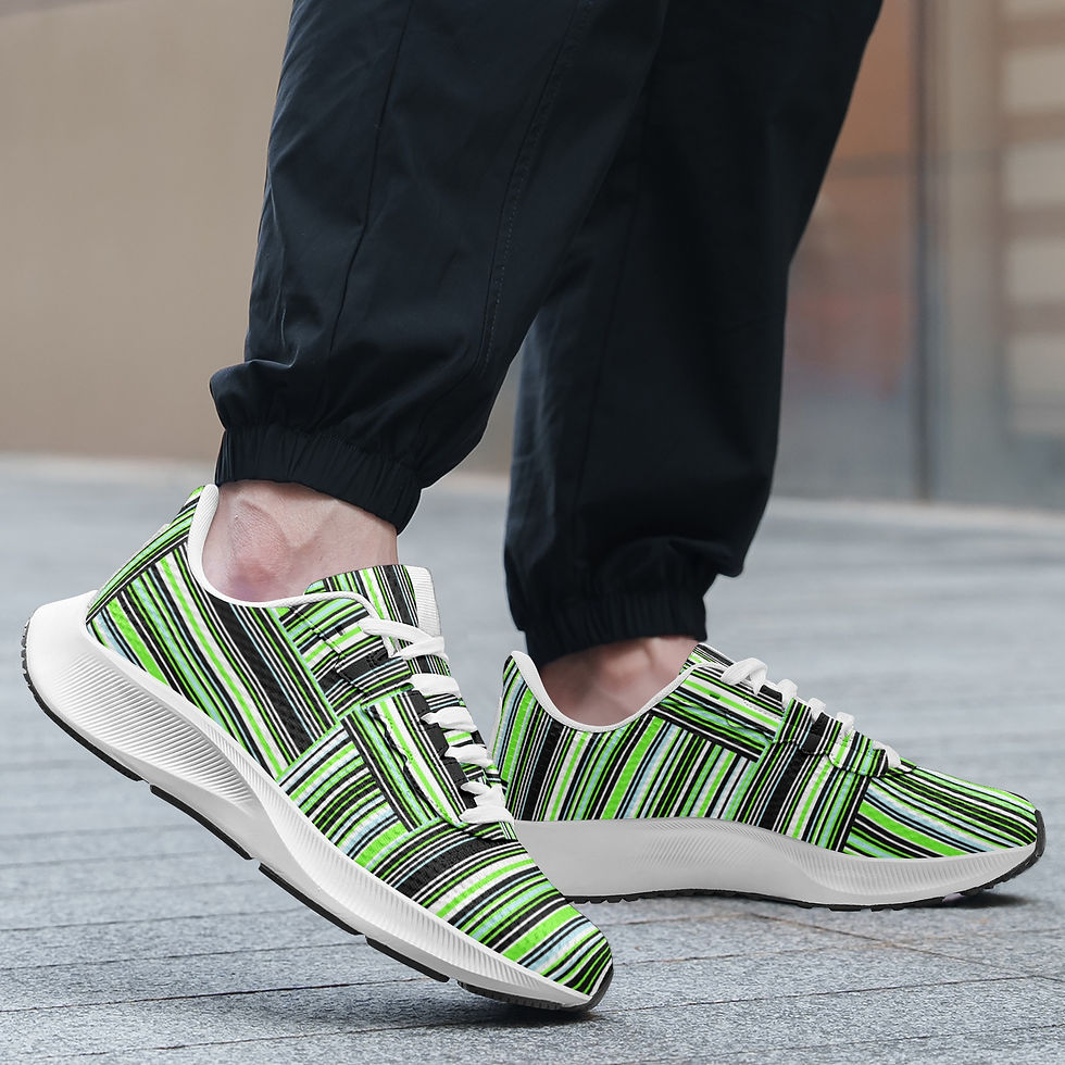 Thumbnail: Unisex Mesh Tech Performance Running Shoes