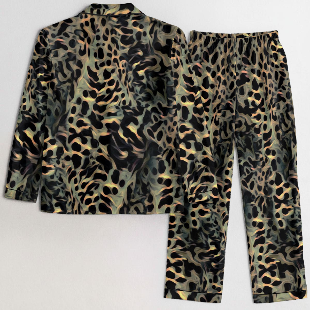 All-Over Print Women's Satin Pajama Set