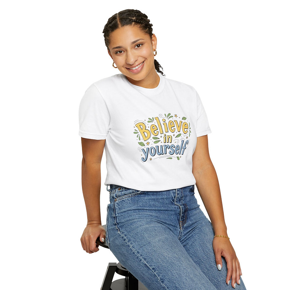 Thumbnail: Believe in Yourself T-Shirt — Inspirational Motivational Tee