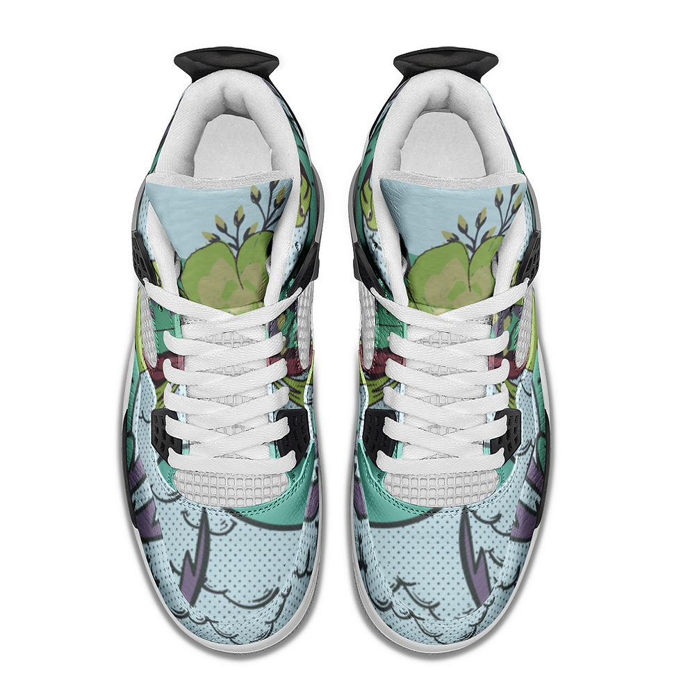 Thumbnail: Unisex Non Slip Lace Up Breathable Fashion Sneakers