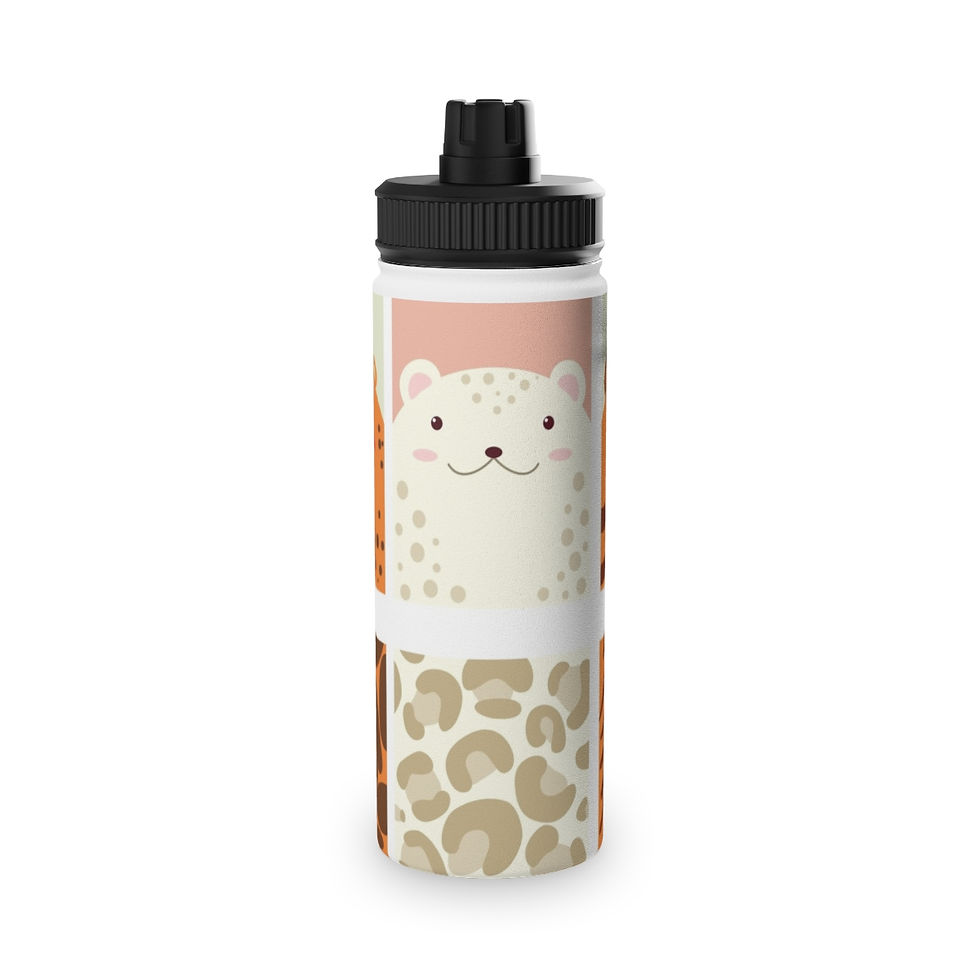 Thumbnail: Stainless Steel Water Bottle, Sports Lid
