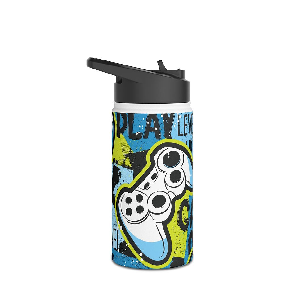 Thumbnail: Stainless Steel Water Bottle, Standard Lid