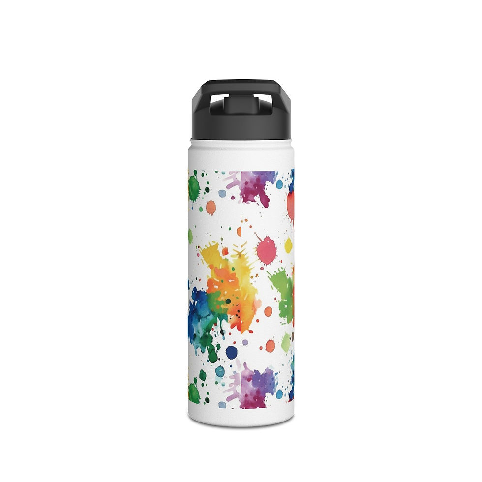 Thumbnail: Stainless Steel Water Bottle, Standard Lid
