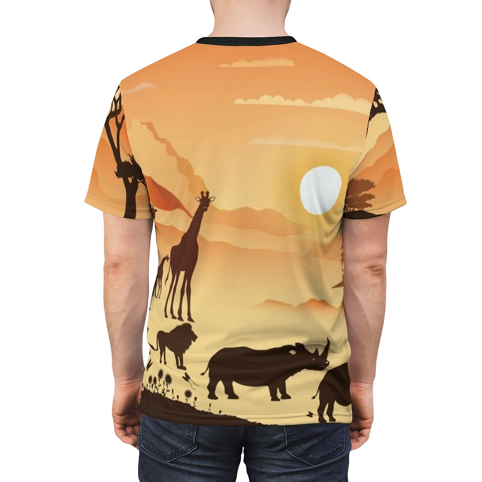 Thumbnail: Unisex Cut & Sew Tee (AOP)