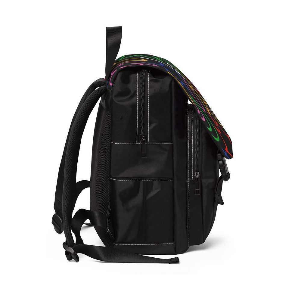 Thumbnail: Unisex Casual Shoulder Backpack