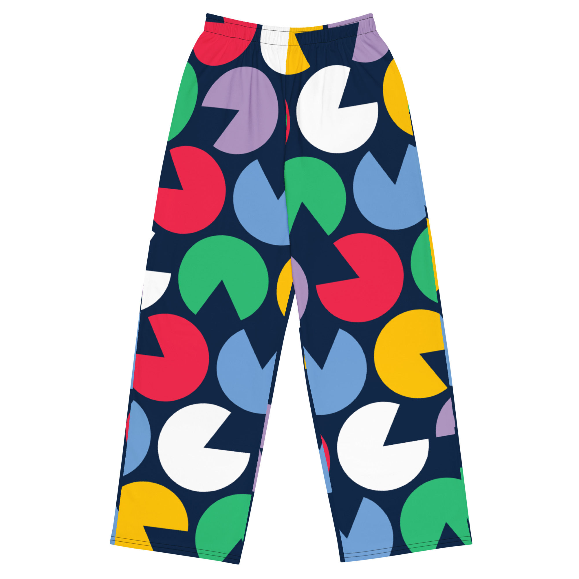 All-over print unisex wide-leg pants