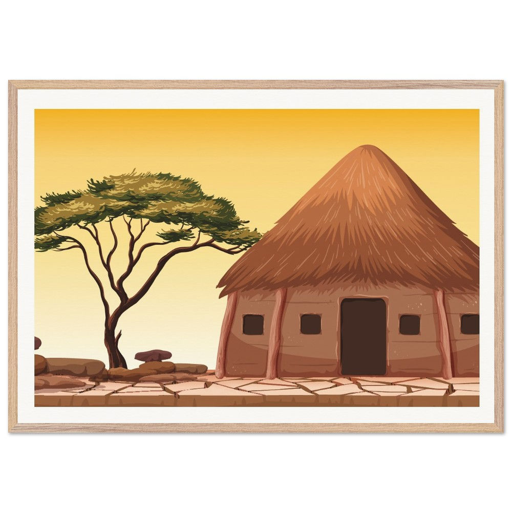 Premium Wooden Framed Poster With Museum-Quality Matte Paper