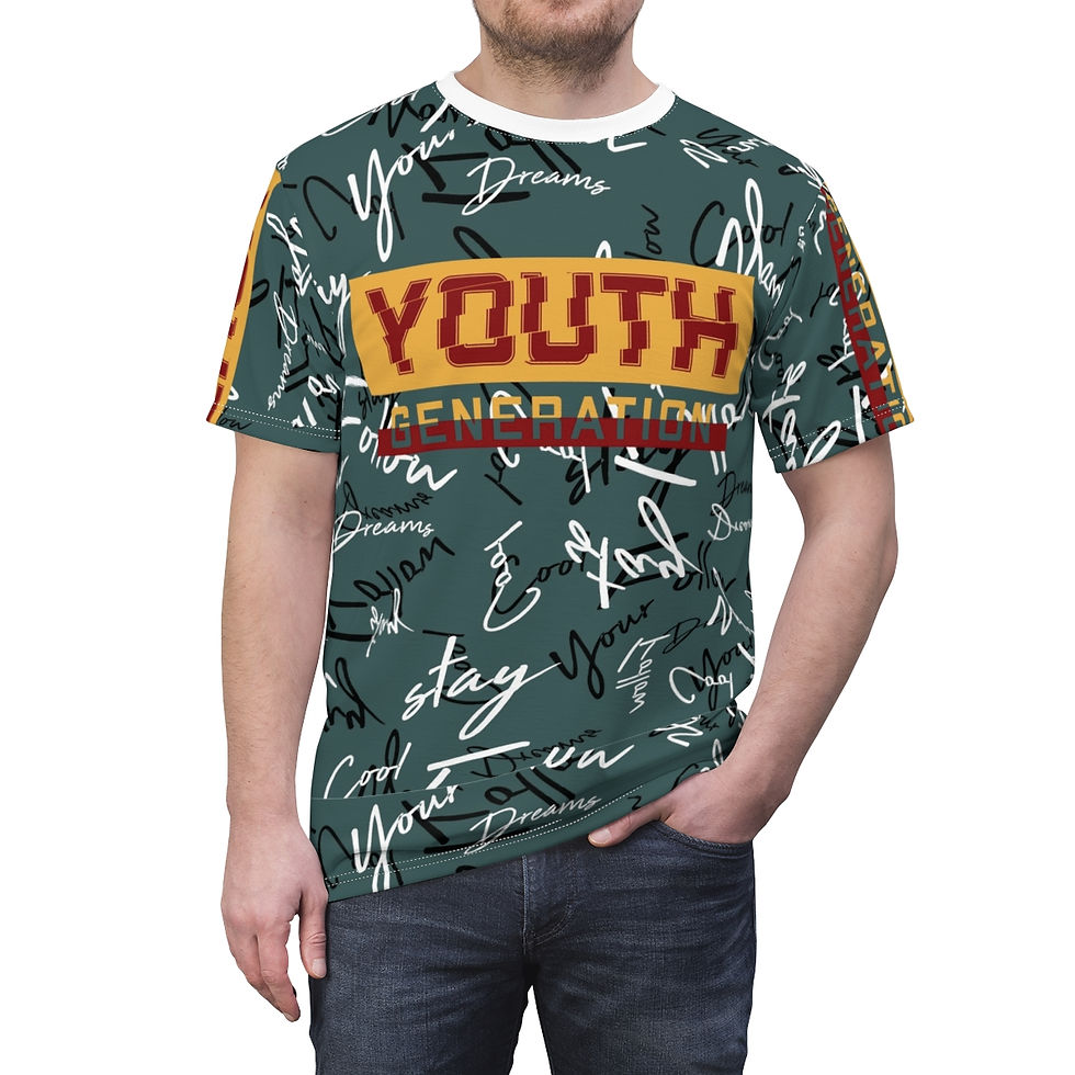 Thumbnail: Unisex Cut & Sew Tee (AOP)