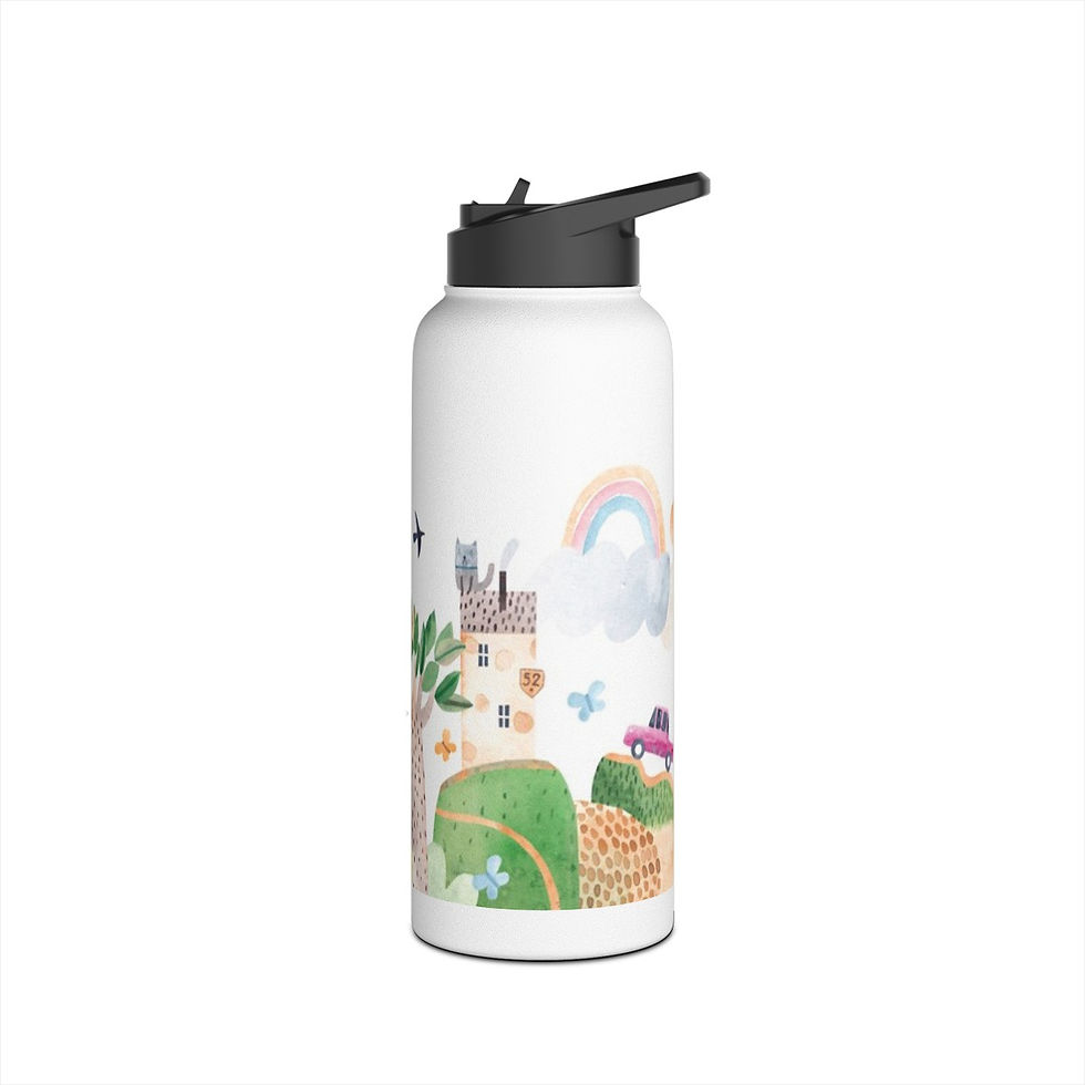 Thumbnail: Stainless Steel Water Bottle, Standard Lid
