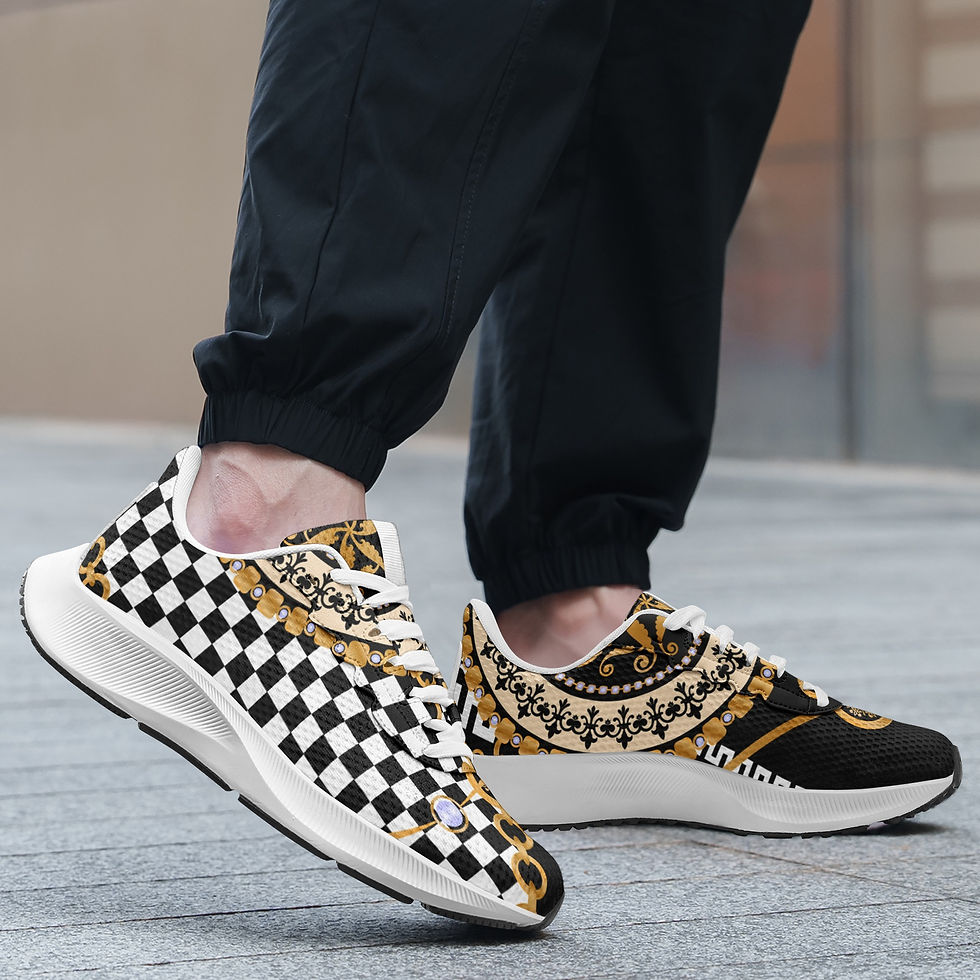 Thumbnail: Unisex Mesh Tech Performance Running Shoes