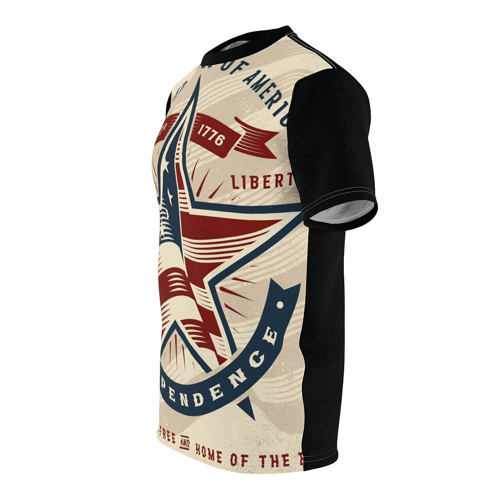 Thumbnail: Unisex Cut & Sew Tee (AOP)