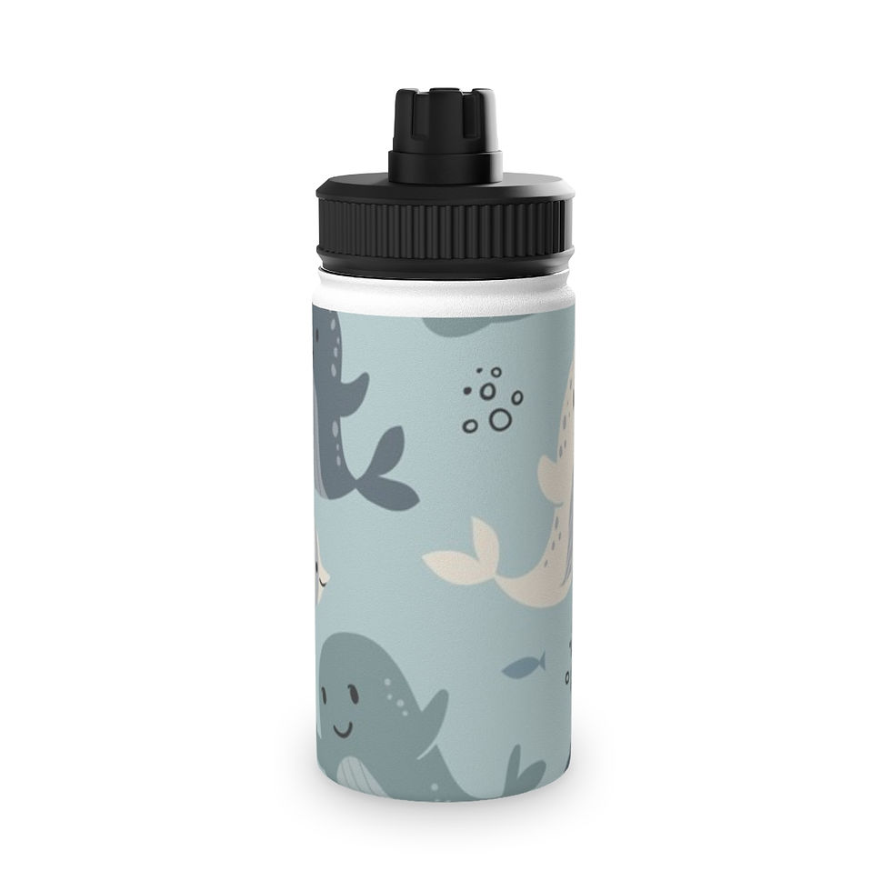 Thumbnail: Stainless Steel Water Bottle, Sports Lid