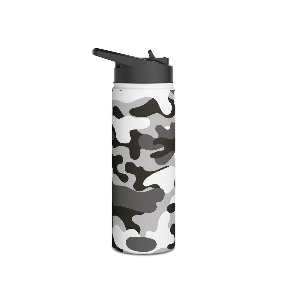 Thumbnail: Stainless Steel Water Bottle, Standard Lid