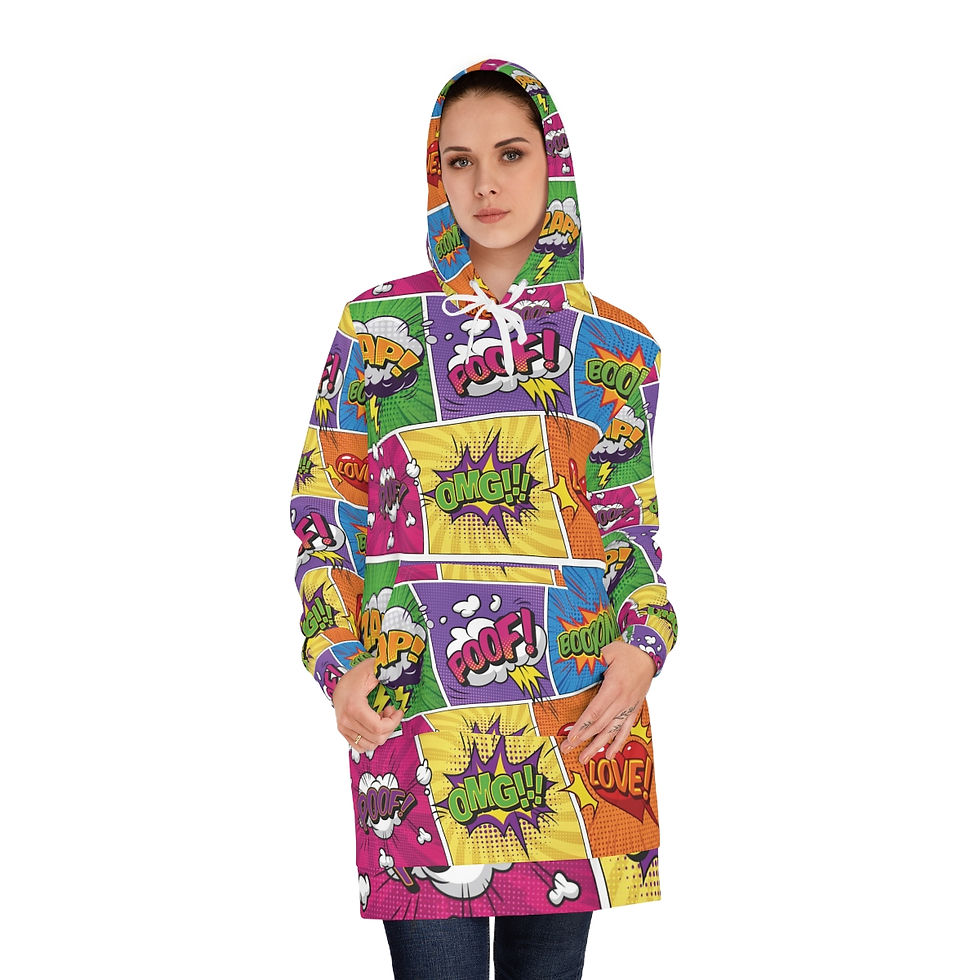 Thumbnail: Women's Hoodie Dress (AOP)