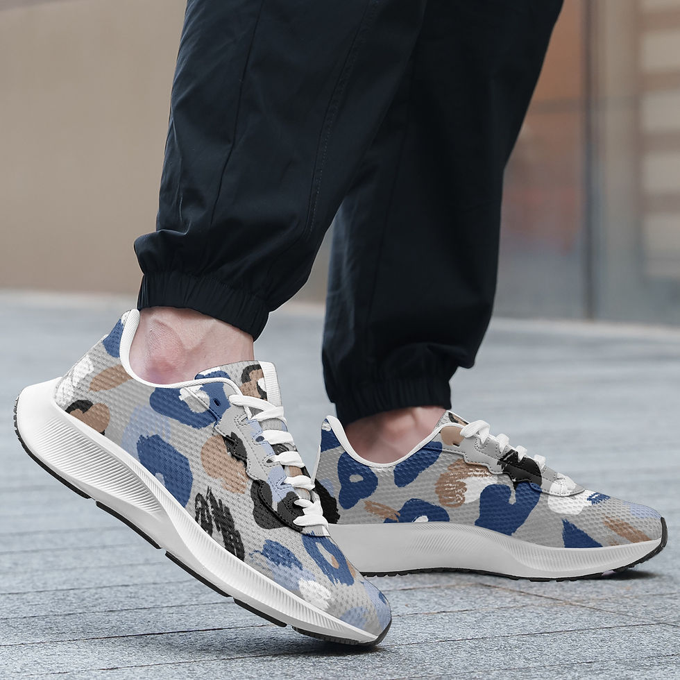 Thumbnail: Unisex Mesh Tech Performance Running Shoes