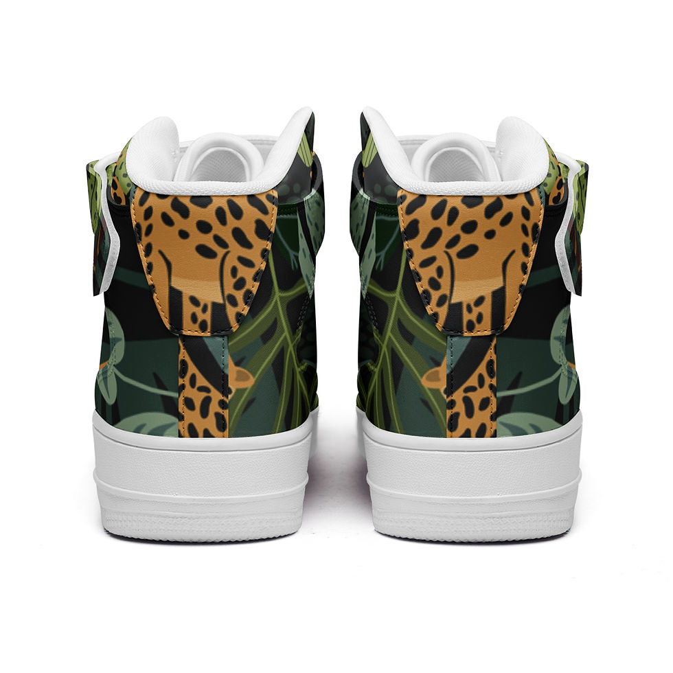 Thumbnail: Unisex high Top Leather Sneakers