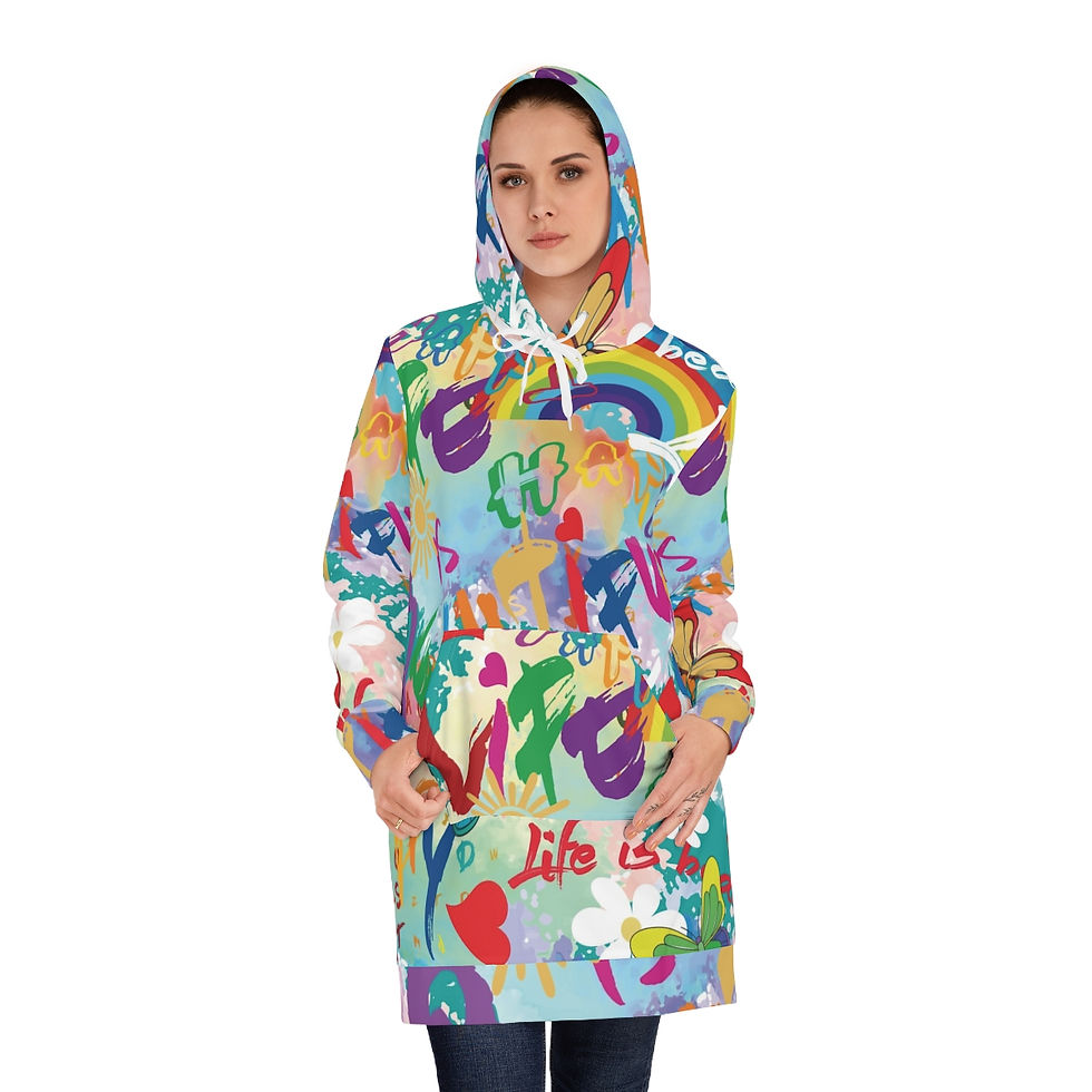 Thumbnail: Women's Hoodie Dress (AOP)