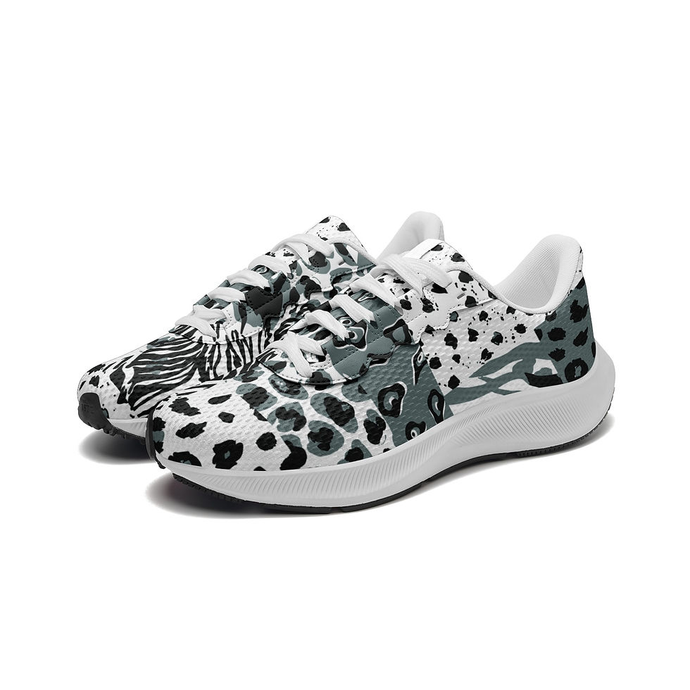 Thumbnail: Unisex Mesh Tech Performance Running Shoes