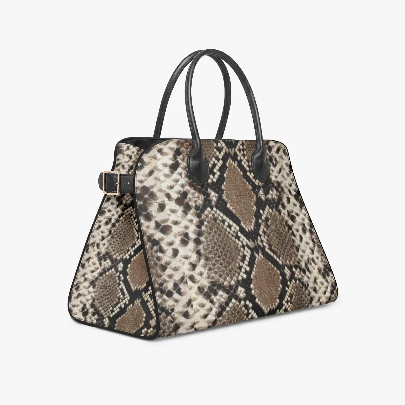 BTeez 1449. Structured PU Leather Top Handle Bag