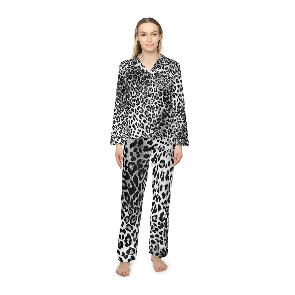 Thumbnail: Women's Satin Pajamas (AOP)