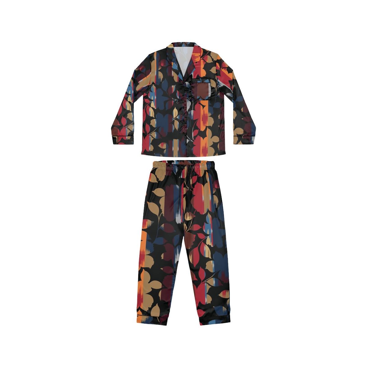 Women's Satin Pajamas (AOP)