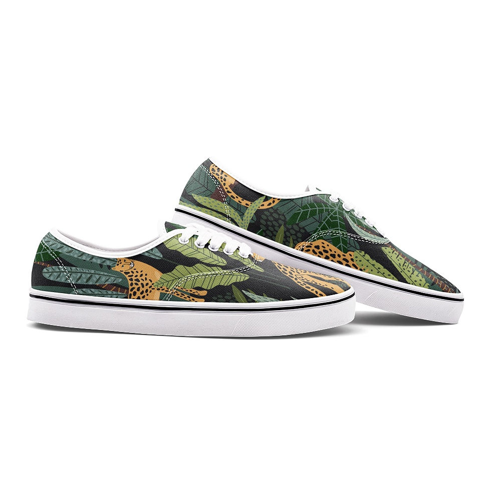 Thumbnail: Unisex Canvas Shoes Fashion Low Cut Loafer Sneakers