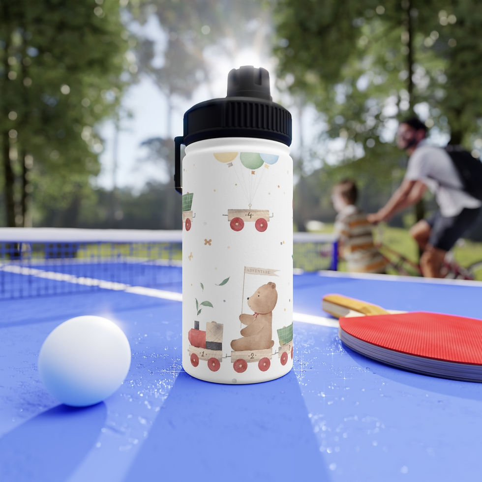Thumbnail: Stainless Steel Water Bottle, Sports Lid