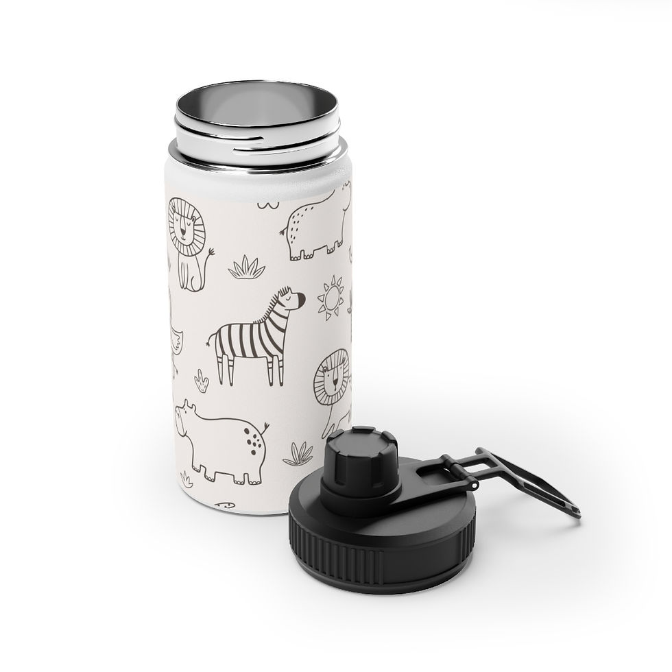 Thumbnail: Stainless Steel Water Bottle, Sports Lid