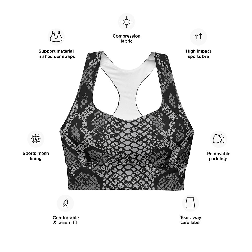Thumbnail: Longline sports bra