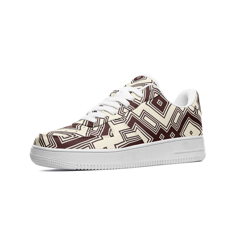 Thumbnail: Unisex Low Top Leather Sneakers