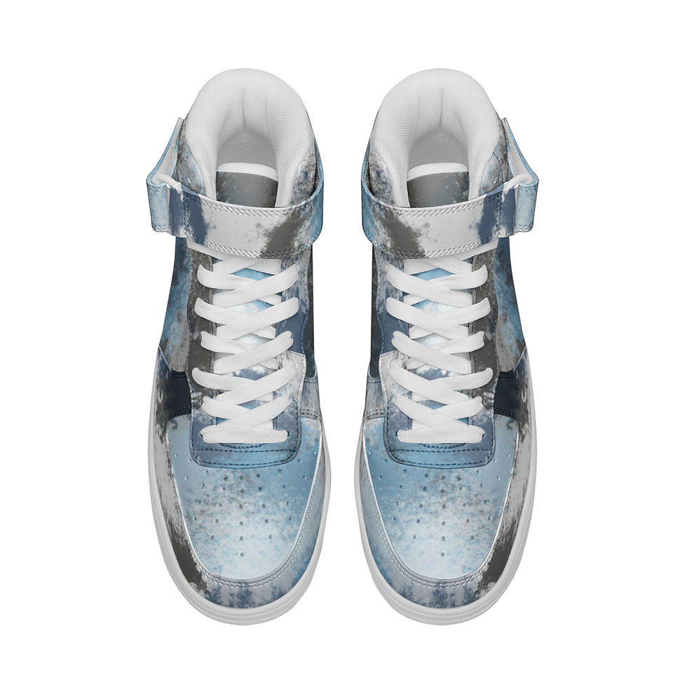 Thumbnail: Unisex high Top Leather Sneakers