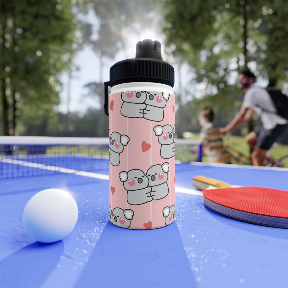 Thumbnail: Stainless Steel Water Bottle, Sports Lid