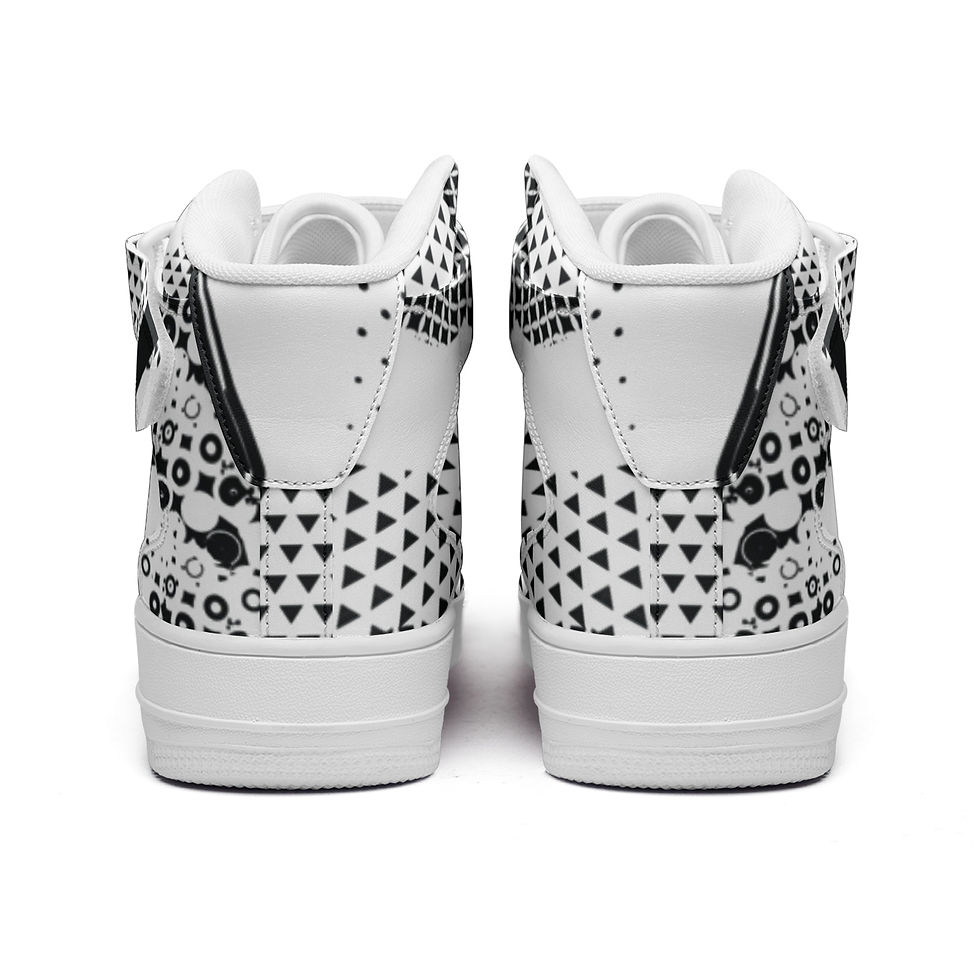 Thumbnail: Unisex high Top Leather Sneakers