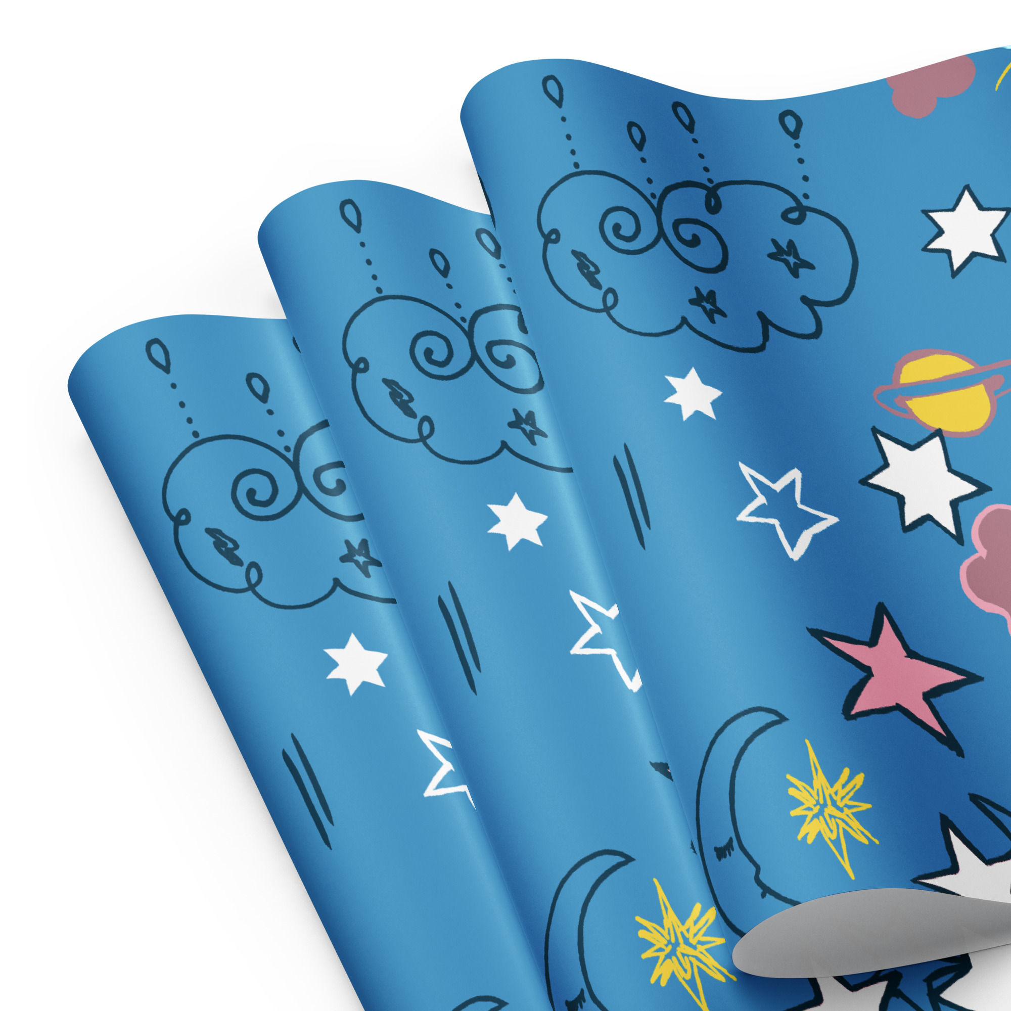 Wrapping paper sheets