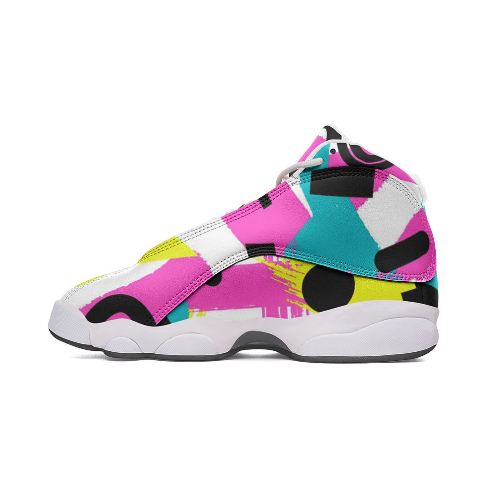 Thumbnail: Unisex High Top Leather Sneakers