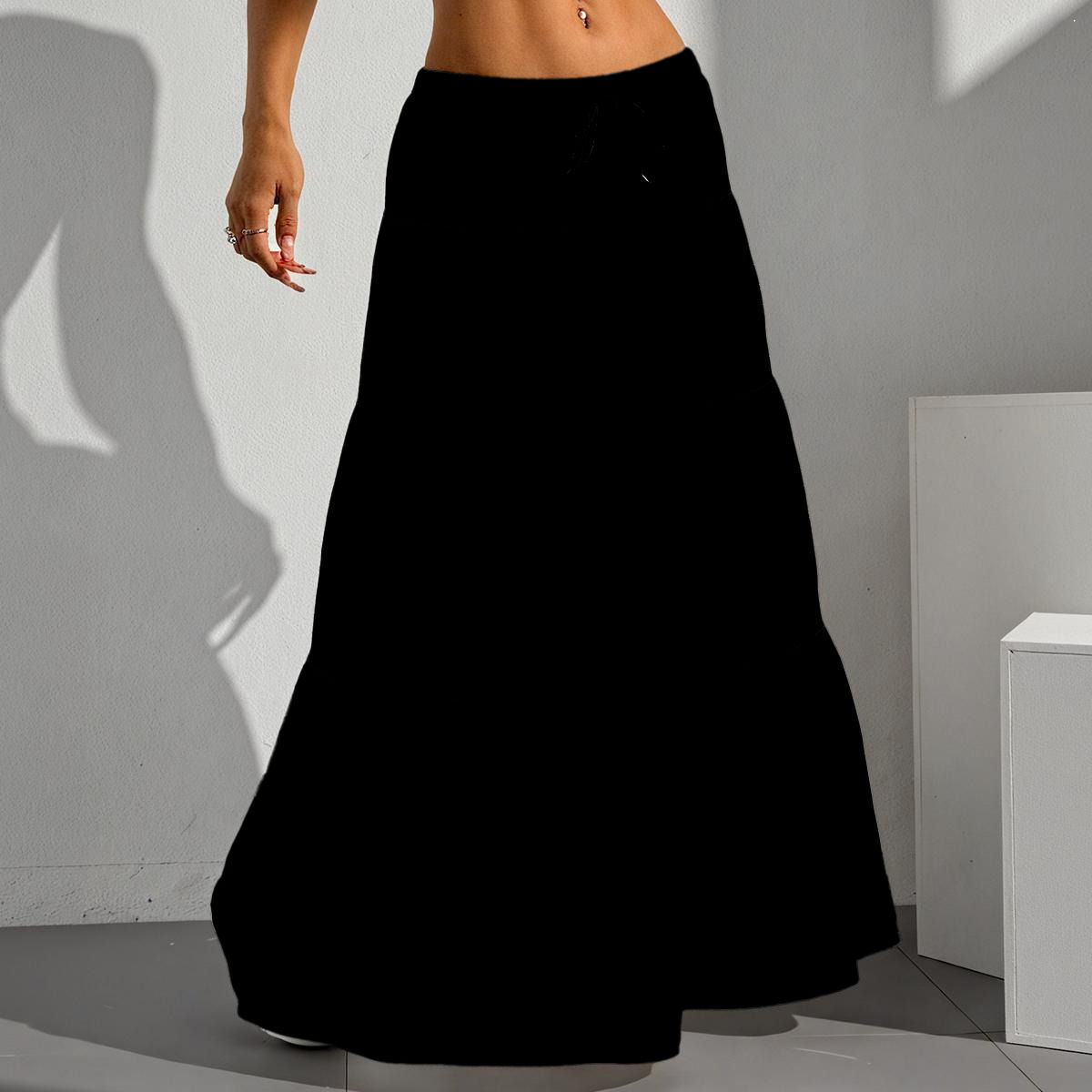 All-Over Print Women's Pleated Long Skirt