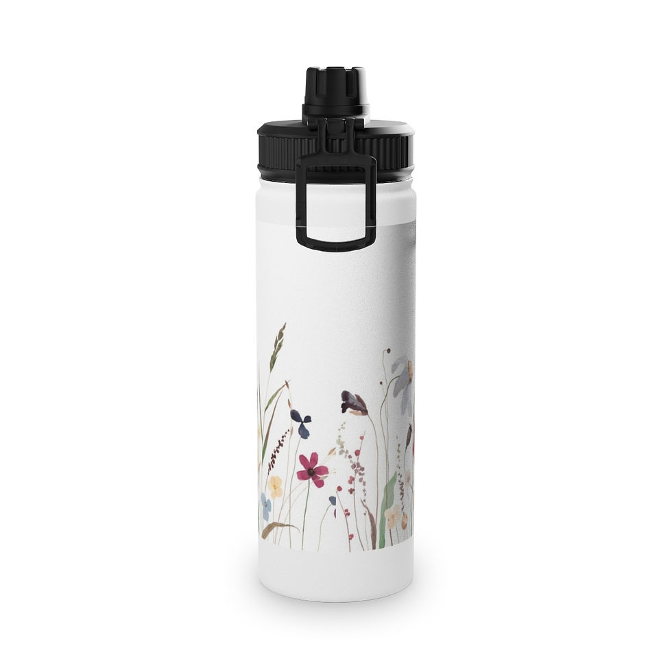 Thumbnail: Stainless Steel Water Bottle, Sports Lid