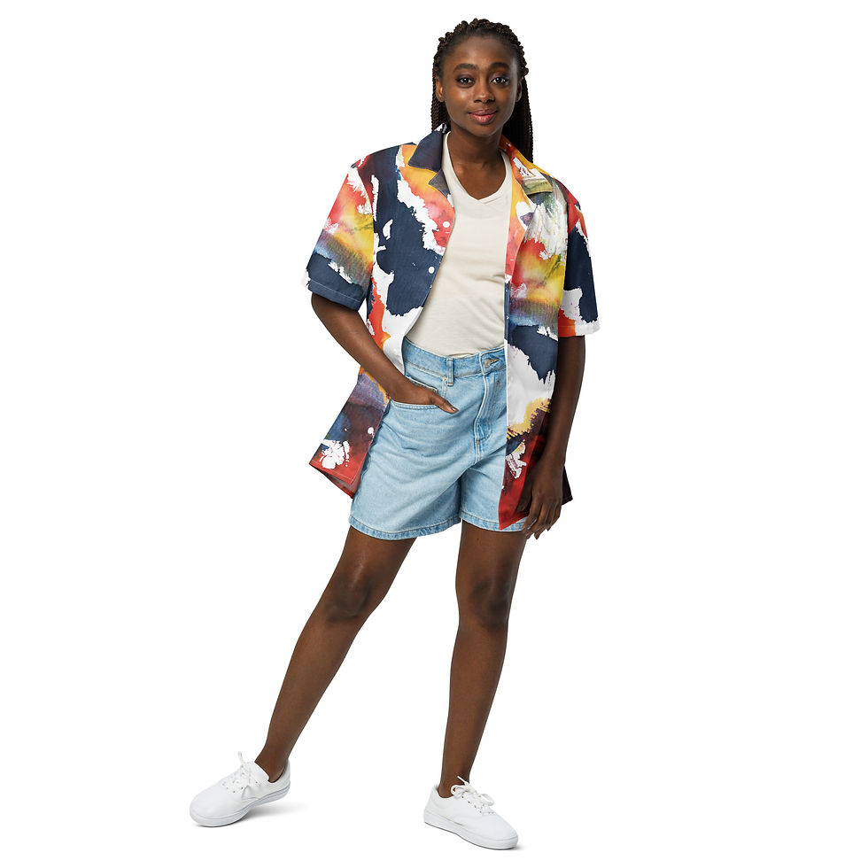 Thumbnail: Unisex button shirt