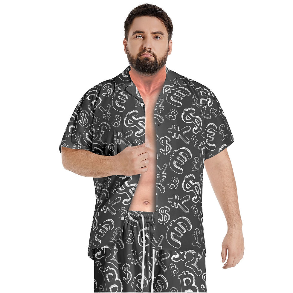 Thumbnail: Men's Hawiian Shirt Sets