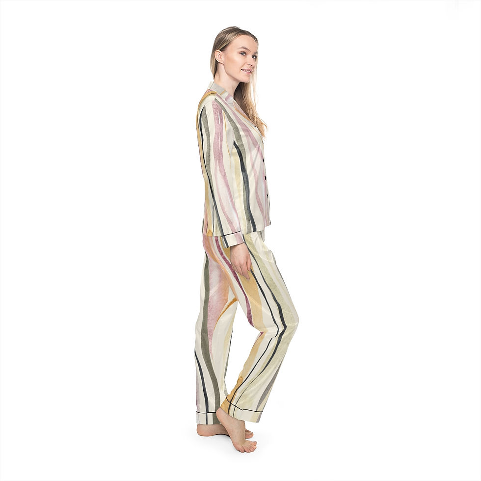 Thumbnail: Women's Satin Pajamas (AOP)