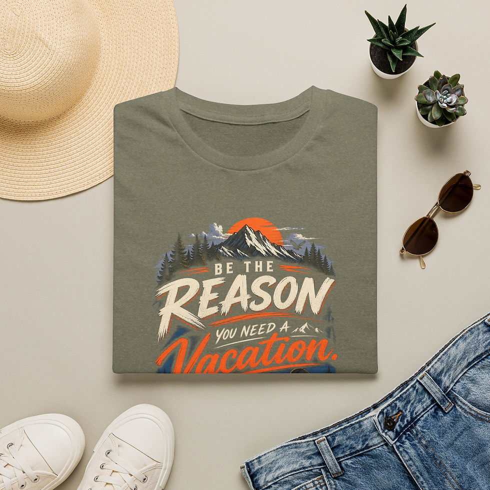Thumbnail: Vacation Graphic TShirt "Be the Reason You Need a Vacation" 
