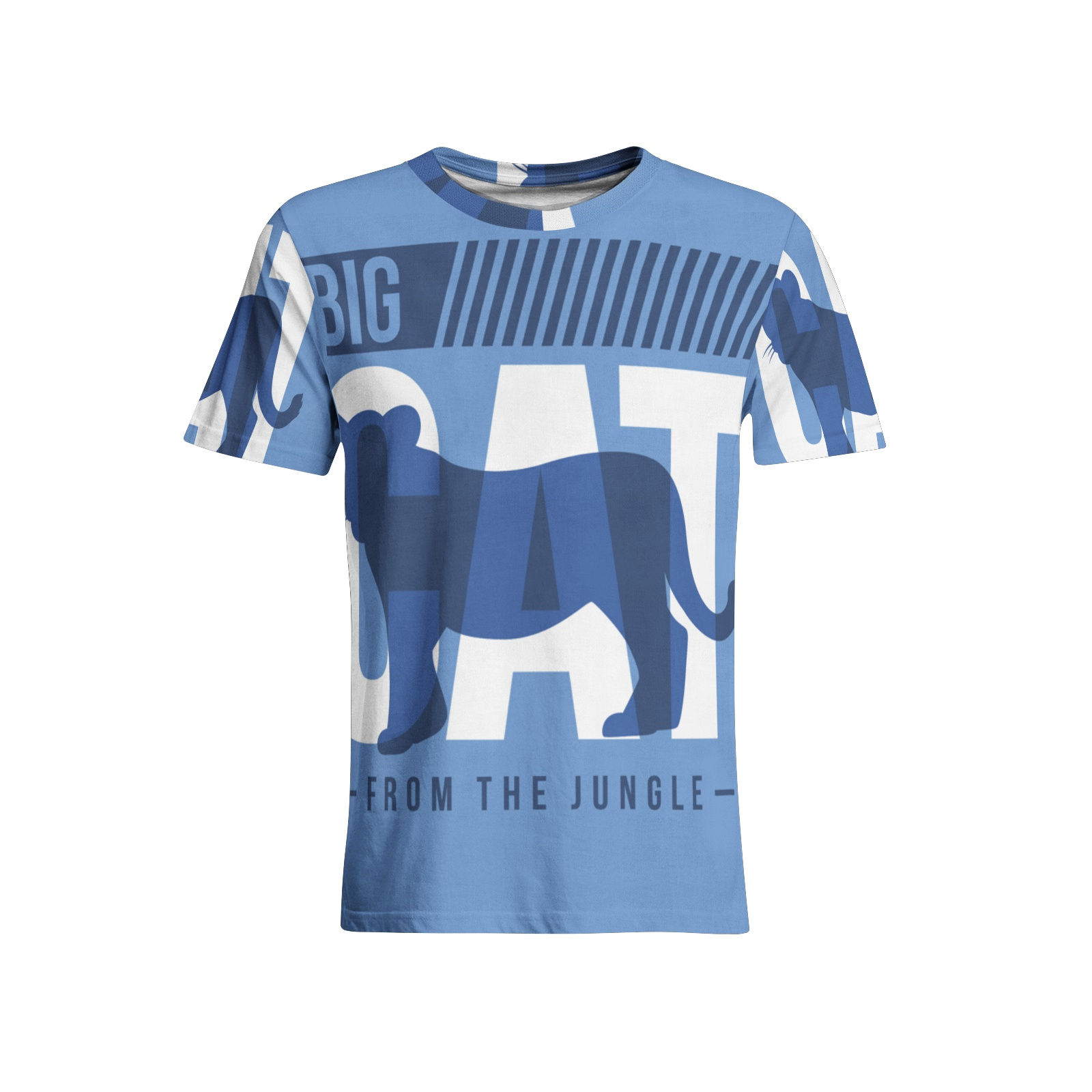 Men's All-Over Print Crew Neck T-shirts